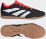 Adidas Perfor ce Predator 24 Indoor Sala Sr. zaalvoetbalschoenen zwart wit rood - Thumbnail 9