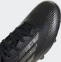 Adidas F50 League IJzeren-Nop Voetbalschoenen (SG) Zwart Grijs Goud - Thumbnail 5