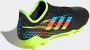 Adidas Copa Sense.3 Gras Voetbalschoenen (FG) Zwart Blauw Geel - Thumbnail 8