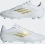 Adidas F50 League Gras Kunstgras Voetbalschoenen (MG) Wit Goud - Thumbnail 11