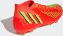 Adidas Predator Edge.2 Firm Ground Voetbalschoenen Solar Red Solar Green Core Black - Thumbnail 13