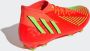 Adidas Predator Edge.2 Firm Ground Voetbalschoenen Solar Red Solar Green Core Black - Thumbnail 13