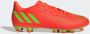 Adidas Perfor ce Predator Edge.4 FxG Sr. voetbalschoenen rood limegroen - Thumbnail 9