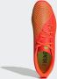 Adidas Perfor ce Predator Edge.4 FxG Sr. voetbalschoenen rood limegroen - Thumbnail 11