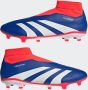 Adidas Predator League Laceless FG Lucid Blue Cloud White Solar Red- Lucid Blue Cloud White Solar Red - Thumbnail 14