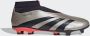 Adidas Predator League Laceless FG Platinum Metallic Aurora Black Turbo Platinum Metallic Aurora Black Turbo - Thumbnail 5