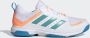 Adidas Performance Ligra 7 zaalsportschoenen wit oranje blauw groen - Thumbnail 12