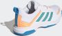 Adidas Performance Ligra 7 zaalsportschoenen wit oranje blauw groen - Thumbnail 15