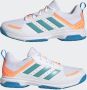 Adidas Performance Ligra 7 zaalsportschoenen wit oranje blauw groen - Thumbnail 14