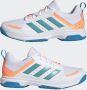 Adidas Perfor ce Ligra 7 zaalsportschoenen wit oranje blauw groen - Thumbnail 14