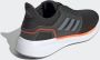 Adidas Performance EQ19 hardloopschoenen antraciet grijs oranje - Thumbnail 10