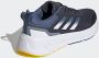 Adidas Performance Questar hardloopschoenen donkerblauw grijs wit - Thumbnail 11