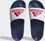 Adidas Adilette Shower Badge of Sport Cloudfoam Sandalen blauw - Thumbnail 5