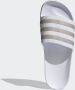 Adidas Adilette Aqua Badslippers Slippers Wit Goud Heren - Thumbnail 15