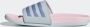 Adidas Women's Adilette Comfort Badge of Sports Sandalen grijs - Thumbnail 4