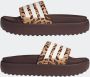 Adidas Sportswear Adilette Platform badslippers bruin beige - Thumbnail 9