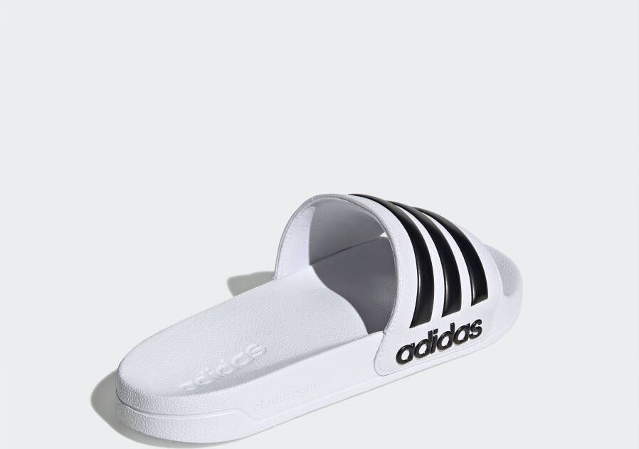 Adidas Originals adilette Shower Badslippers Cloud White Core Black Cloud  White Dames - Schoenen.nl