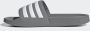 Adidas Adilette Slides Grey Three Cloud White Grey Three- Grey Three Cloud White Grey Three - Thumbnail 5