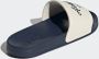 Adidas Adilette Shower with Lettering Sandalen blauw beige - Thumbnail 7