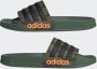 Adidas Sportswear Adilette Shower badslippers zwart groen oranje - Thumbnail 9