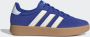 Adidas Barreda heren sneakers blauw wit 1 3 Echt leer Uitneembare zool - Thumbnail 13