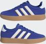 Adidas Barreda heren sneakers blauw wit 1 3 Echt leer Uitneembare zool - Thumbnail 21