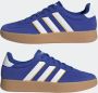 Adidas Barreda heren sneakers blauw wit 1 3 Echt leer Uitneembare zool - Thumbnail 9