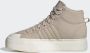 Adidas Beige Bravada 2.0 Mid Platform Dames Schoenen - Thumbnail 4