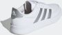 Adidas Breaknet 2.0 dames sneakers wit zilver Uitneembare zool - Thumbnail 8