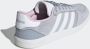 Adidas Breaknet suede dames sneakers grijs wit Echt leer Uitneembare zool - Thumbnail 22