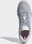 Adidas Breaknet suede dames sneakers grijs wit Echt leer Uitneembare zool - Thumbnail 17