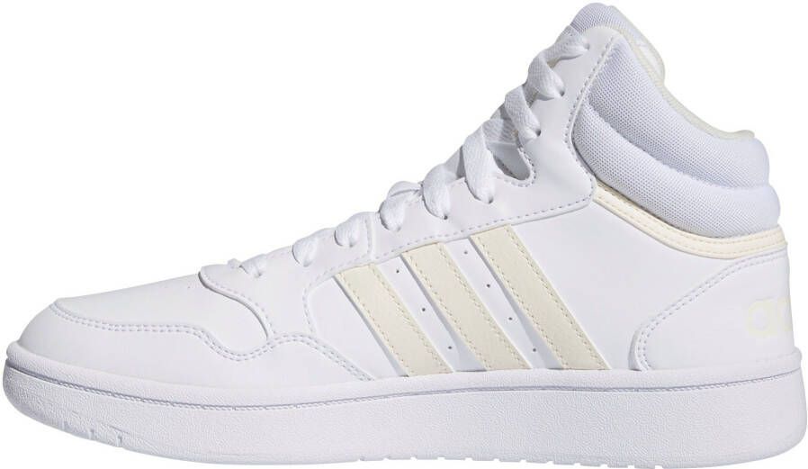 Adidas Hoops 3.0 Mid dames sneaker wit geel 1 3 Uitneembare zool - Foto 3