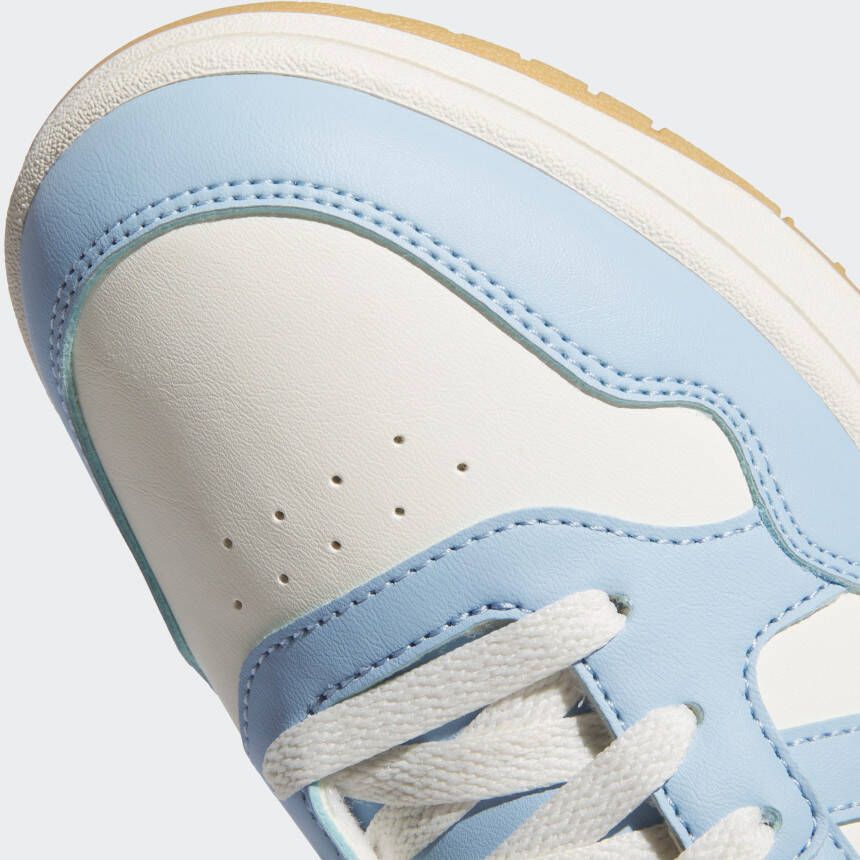 Adidas Hoops 3.0 Mid Classic Vintage Schoenen Wit Blauw 2 3 Vrouw - Foto 8