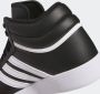 Adidas hoops 4.0 mid womens in de kleur zwart - Thumbnail 9