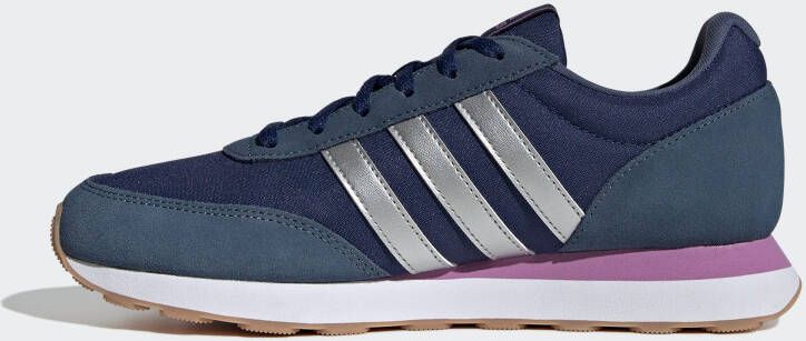 Adidas Sportswear Run 60's 3.0 sneakers grijsblauw zilver metallic lila - Foto 6