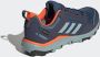 Adidas Performance Terrex Tracerocker 2.0 Goretex wandelschoenen donkerblauw grijs oranje - Thumbnail 7