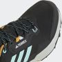 Adidas Terrex AX4 GTX Wandelschoenen Core Black Semi Flash Aqua Preloved Yellow - Thumbnail 9