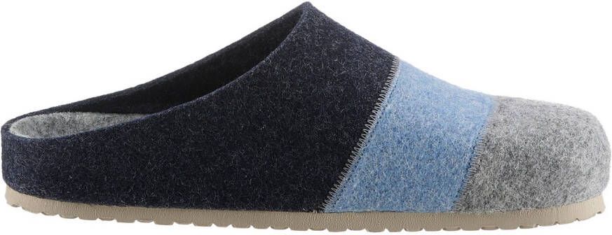 Aniston SHOES Clogs Panal pantoffel homeslipper in patchwork-uitstraling