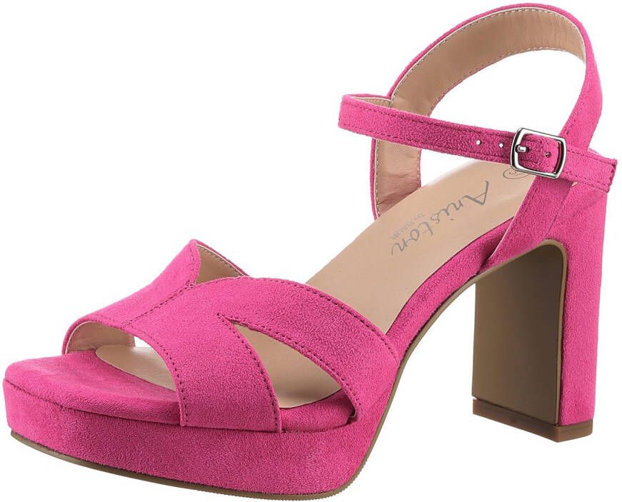 Aniston SHOES Highheel sandaaltjes zomerschoen avond sandaal sleehak nieuwe collectie