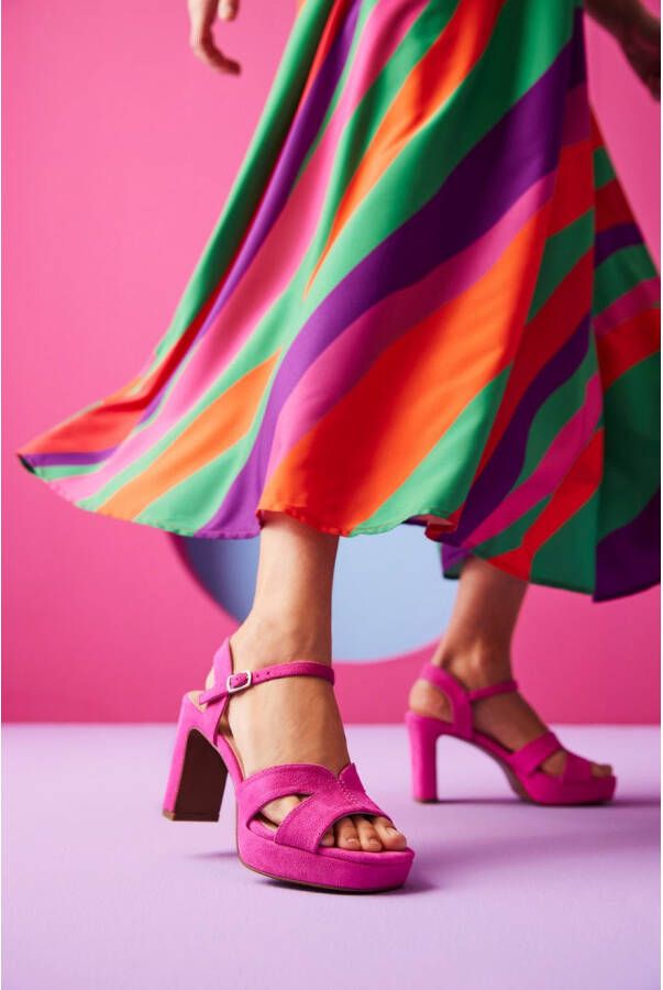 Aniston SHOES Highheel sandaaltjes zomerschoen avond sandaal sleehak nieuwe collectie