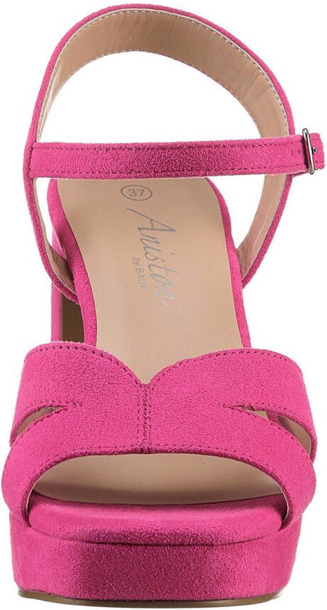 Aniston SHOES Highheel sandaaltjes zomerschoen avond sandaal sleehak nieuwe collectie