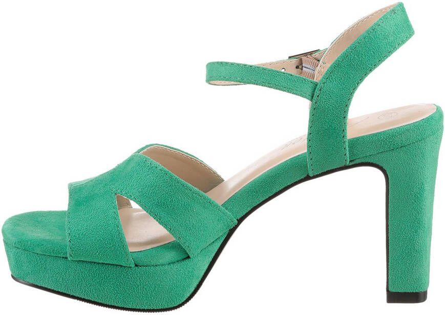 Aniston SHOES Highheel sandaaltjes zomerschoen avond sandaal sleehak nieuwe collectie