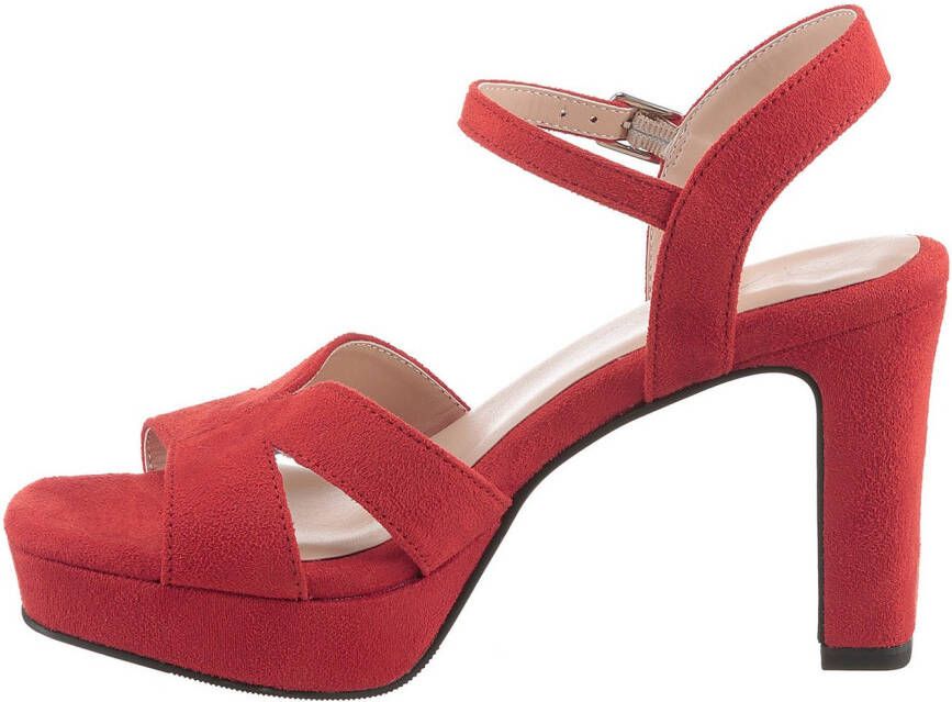Aniston SHOES Highheel sandaaltjes zomerschoen avond sandaal sleehak nieuwe collectie