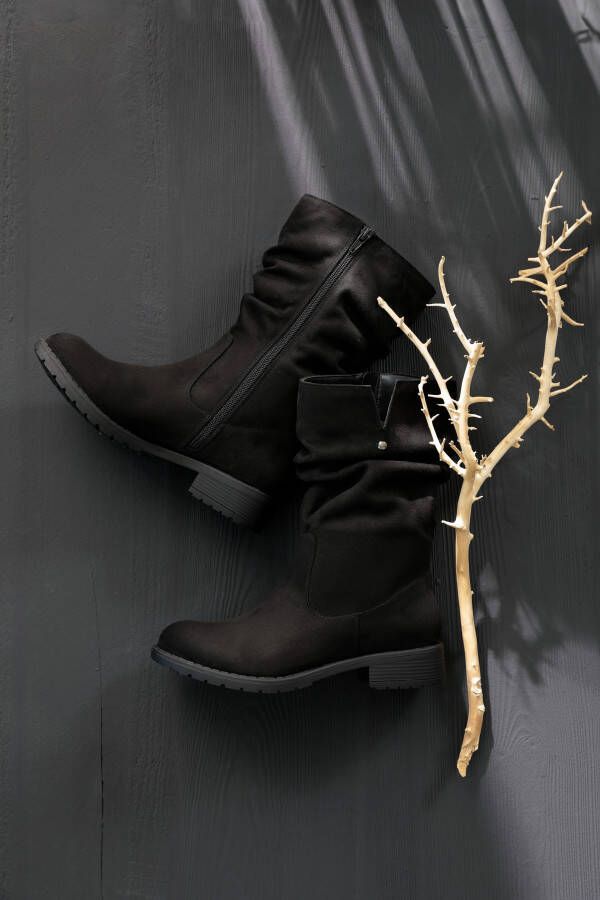 Aniston SHOES Laarzen enkellaars met slouchy schacht nieuwe collectie in comfortabele vorm