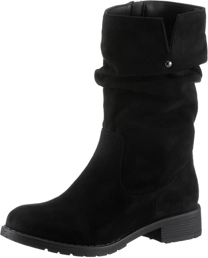 Aniston SHOES Laarzen enkellaars met slouchy schacht nieuwe collectie in comfortabele vorm