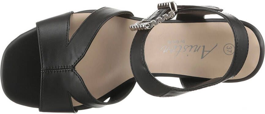 Aniston SHOES Sandaaltjes sandaal feestdag schoen sleehak nieuwe collectie