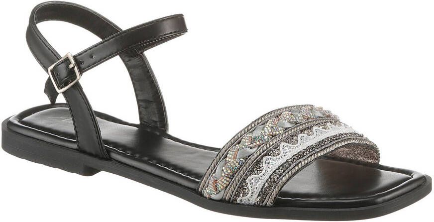 Aniston SHOES Sandalen zomer schoen sandalette glitterstenen nieuwe collectie