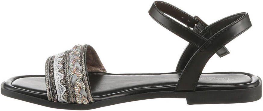 Aniston SHOES Sandalen zomer schoen sandalette glitterstenen nieuwe collectie
