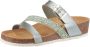 Aniston SHOES Sleehakmuiltjes zomerschoen strandschoen huisschoen glitter nieuwe collectie - Thumbnail 3