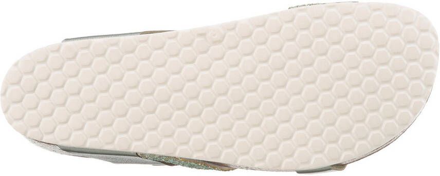 Aniston SHOES Sleehakmuiltjes zomerschoen strandschoen huisschoen glitter nieuwe collectie